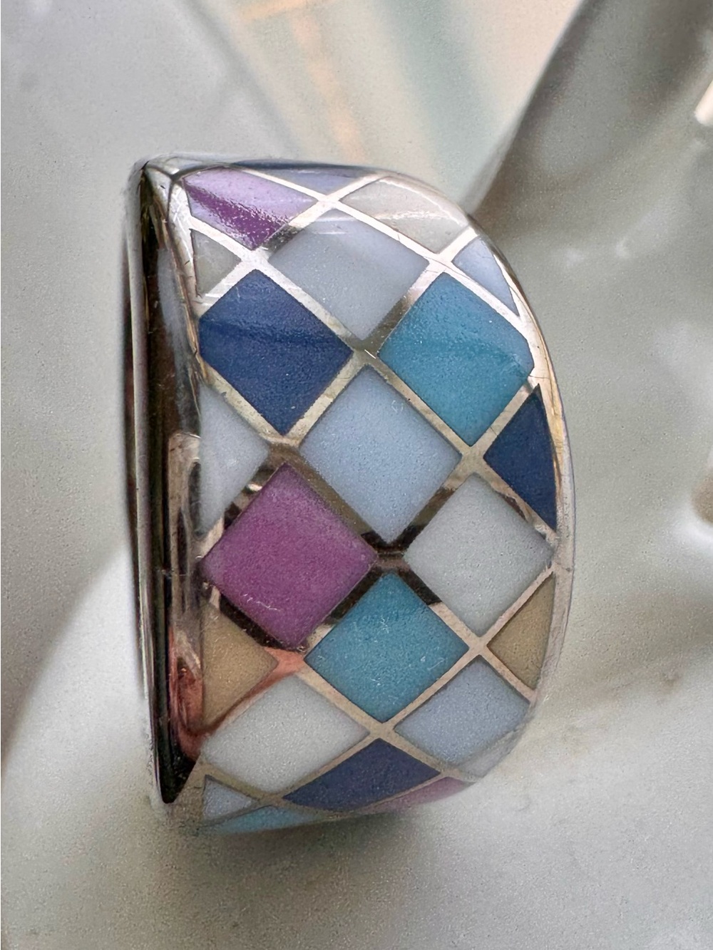 Bernardaud Limoges Porcelain Ring, size 6 - Picture 2 of 15